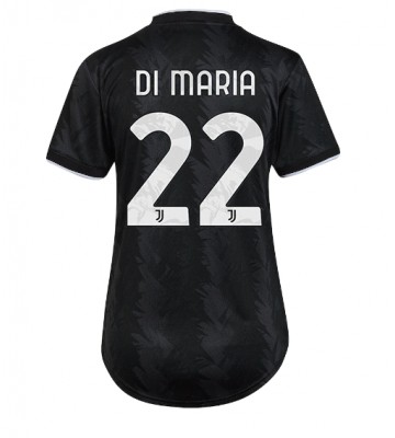 Juventus Angel Di Maria #22 Bortedrakt Kvinner 2022-23 Kortermet